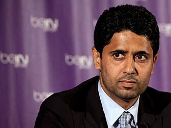 PSG chairman Nasser Al-Khelaif...